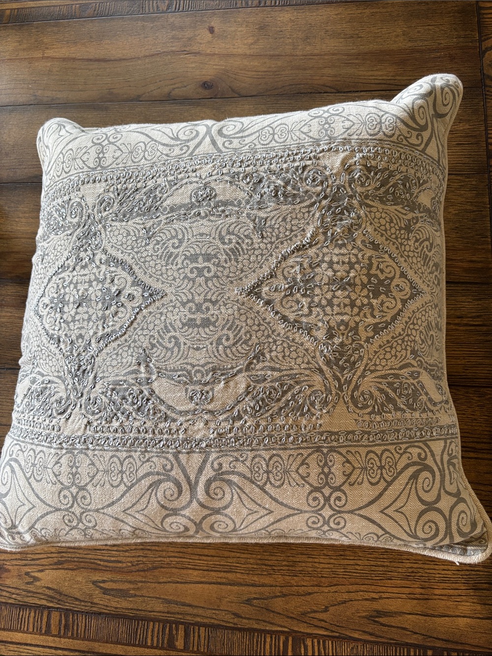 Z Gallerie Decorative Pillows embroidered metallic